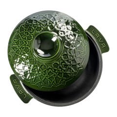Lava Anatolia Selçuklu Majolica Yeşil Güveci Çap (Ø)26 cm.