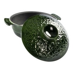 Lava Anatolia Selçuklu Majolica Yeşil Güveci Çap (Ø)26 cm.