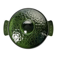 Lava Anatolia Selçuklu Majolica Yeşil Güveci Çap (Ø)26 cm.
