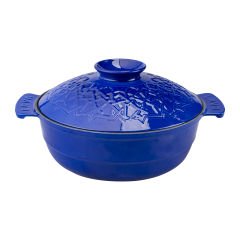 Lava Anatolia Selçuklu Majolica Mavi Güveci Çap (Ø)26 cm.