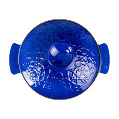 Lava Anatolia Selçuklu Majolica Mavi Güveci Çap (Ø)26 cm.