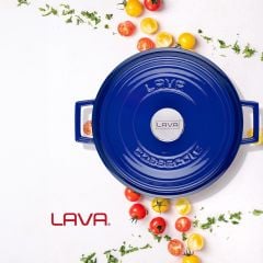 Lava Döküm Çok Amaçlı Yayvan Tencere. Trendy Serisi Çap(Ø)28cm.