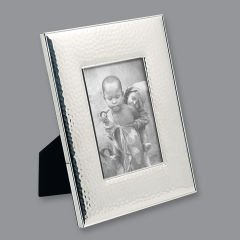 Miyane Dekoratif Metal Çerçeve 19x24 cm (Gümüş Doku Desenli)