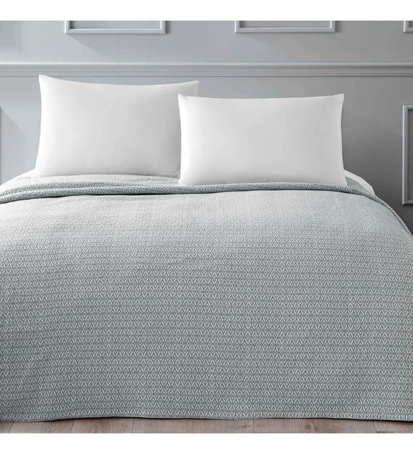 Linens Casilla Çift Kişilik Çok Amaçlı Örtü Lacivert